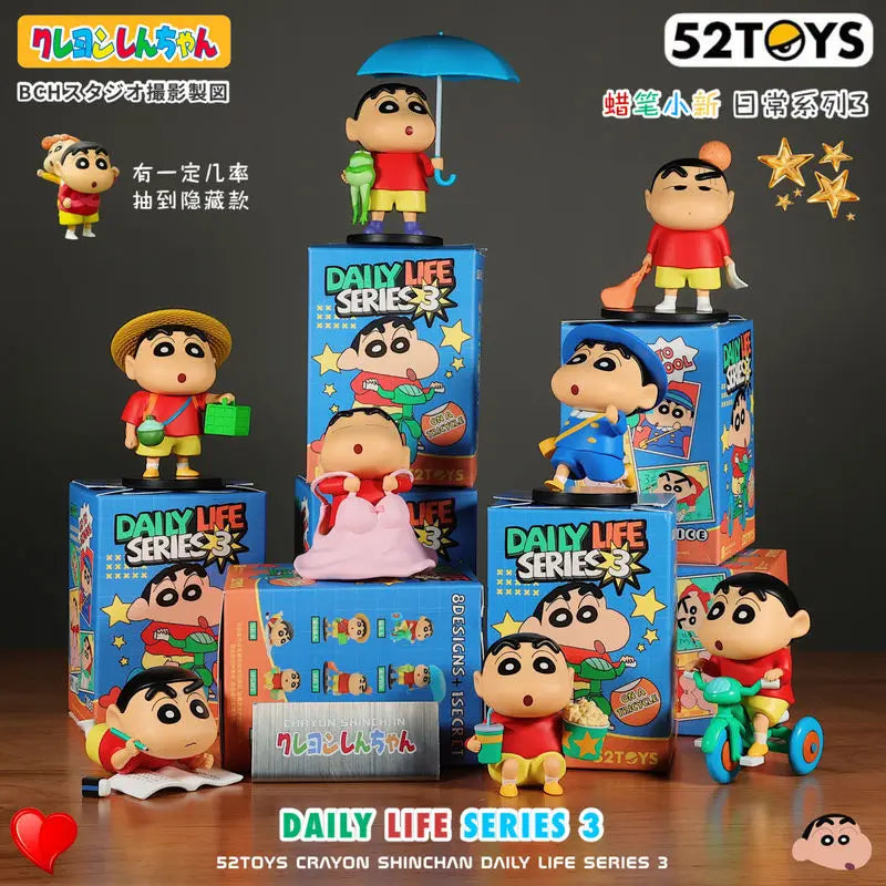 Caja sorpresa de Shin chan · gachapon coleccionable