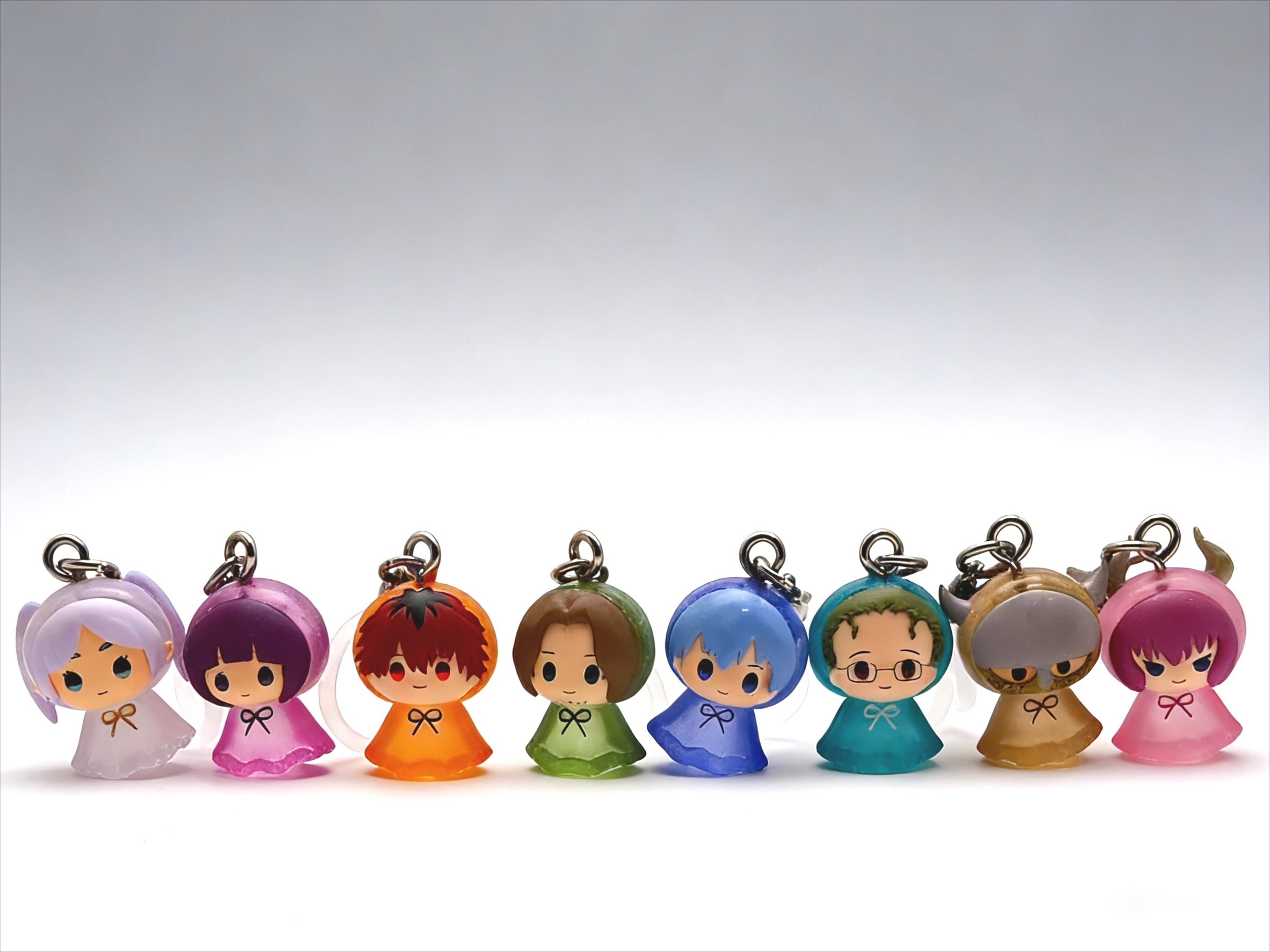 Llavero coleccionable de Frieren con pose kawaii de estilo japonés — Don Gachapón