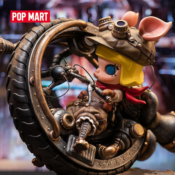 MOLLY · Steampunk "Storm Piggy" — POP MART, Edición limitada · gachapon coleccionable