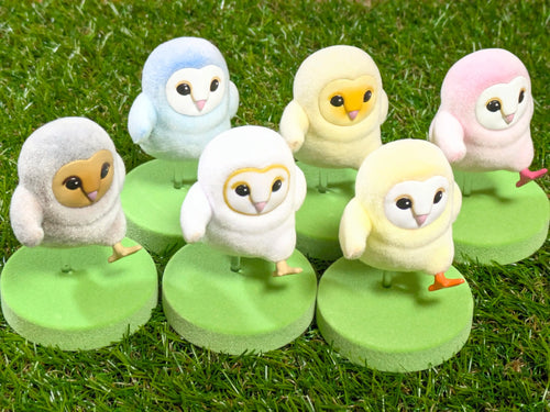 Bebés búho a la carrera (Qualia) — gachapon japonés, foto 2