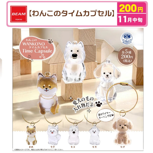 Cápsula del tiempo perruna (Beam) · gachapon coleccionable