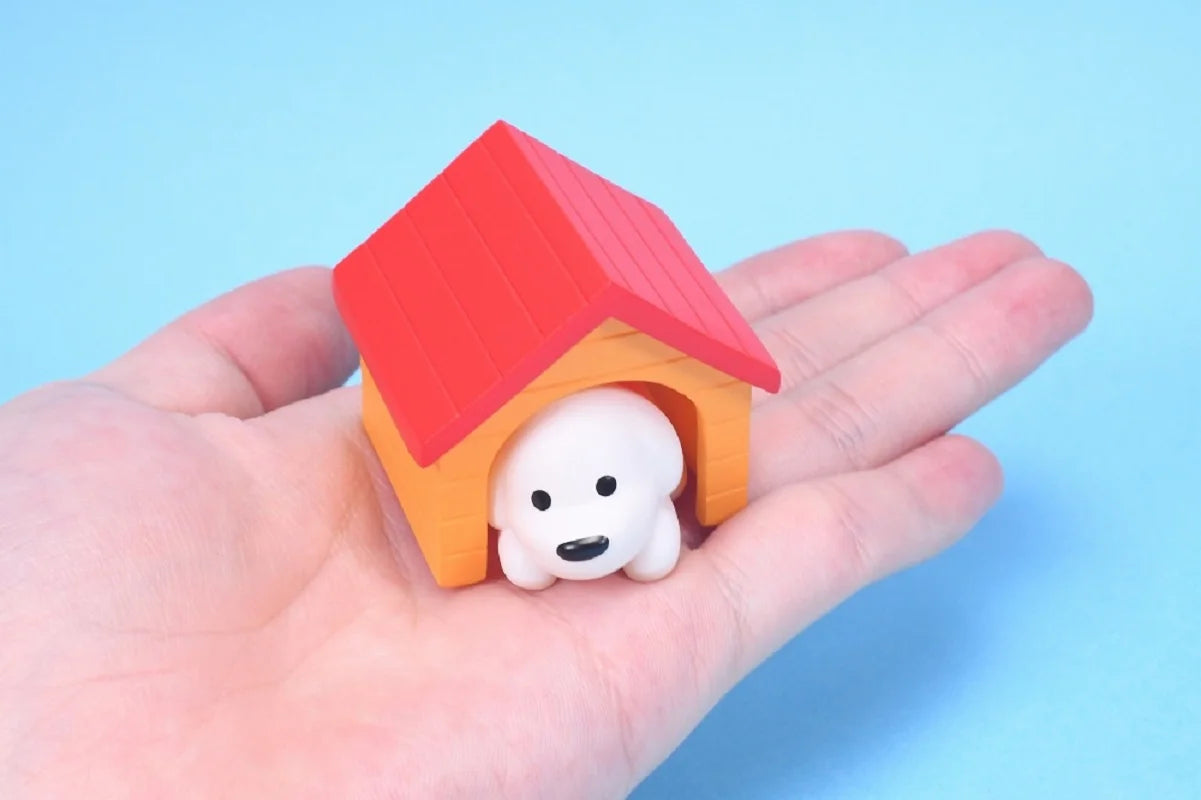 Figura gachapón de perrito kawaii de la colección Matsui DOGS de estilo japonés — Don Gachapón