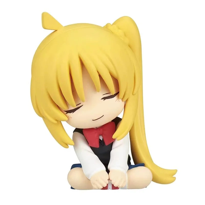 Figura gachapón de Bocchi The Rock kawaii de estilo japonés en pose de descanso — Don Gachapón