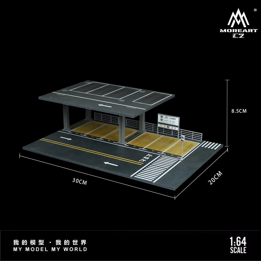 Estructura de parking japones — coche JDM a escala 1:64 (foto 2)