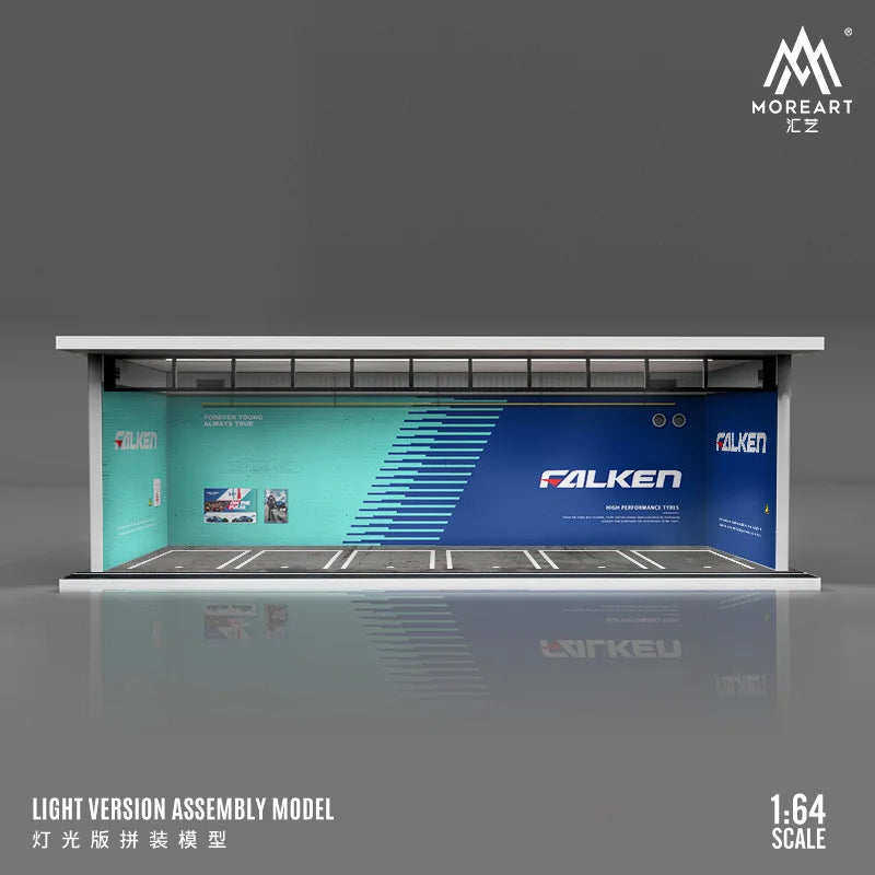 Diorama JDM livery Falken 1:64 — Don Gachapón