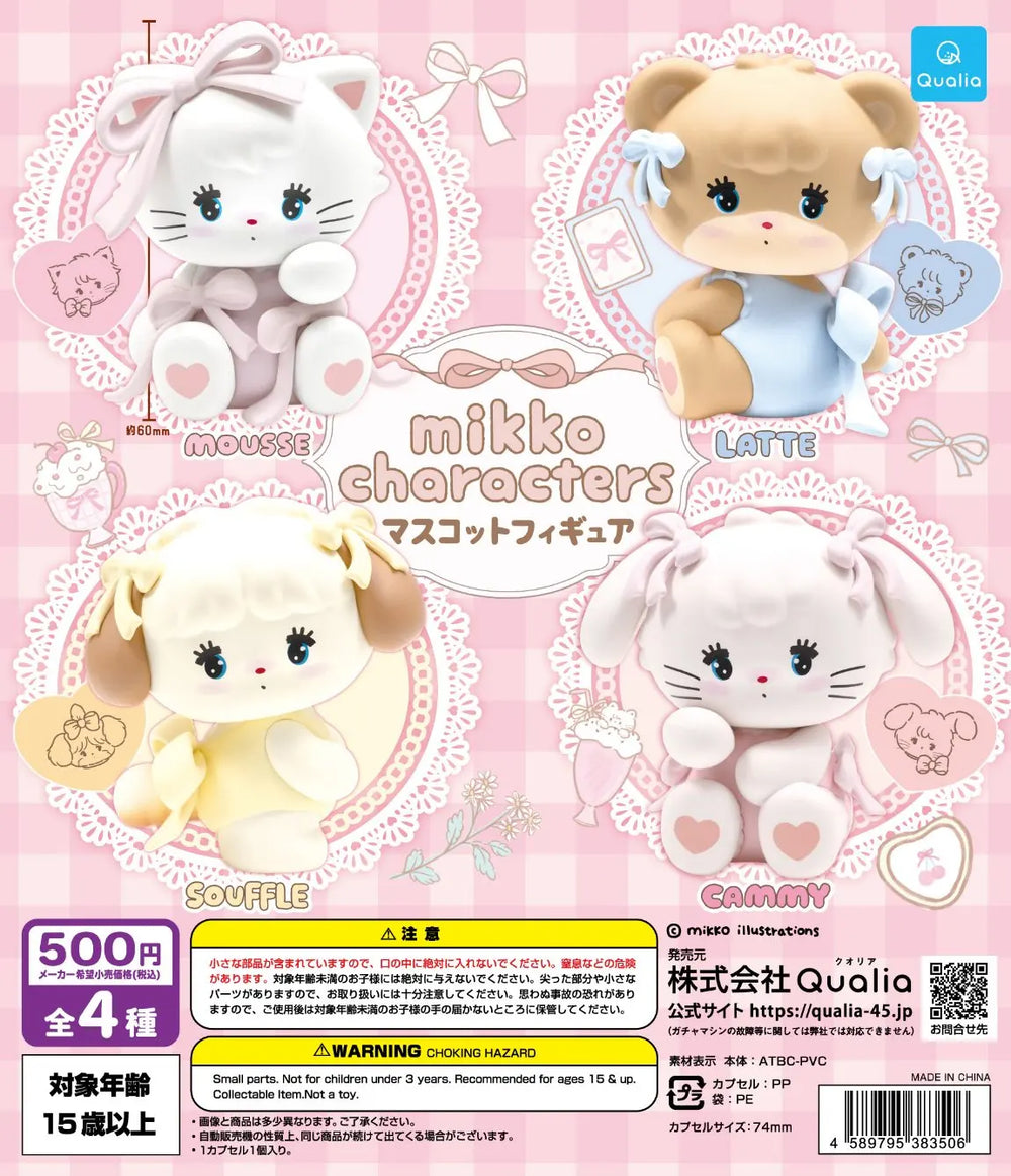 Personajes Mikko (Qualia) · gachapon coleccionable