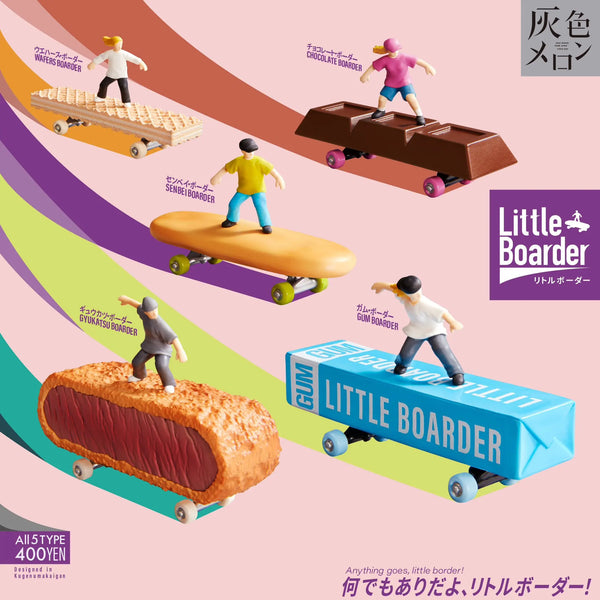 Little Boarders sobre piedras (Stasto) · gachapon coleccionable