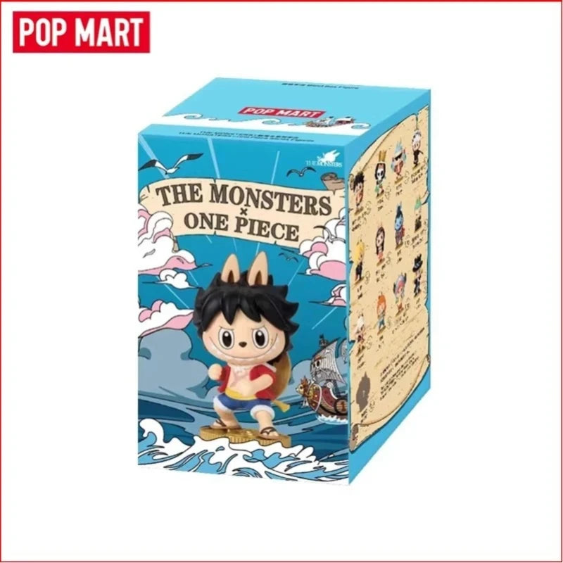 Caja sorpresa coleccionable Labubu The Monsters x One Piece, figura kawaii de estilo japonés — Don Gachapón
